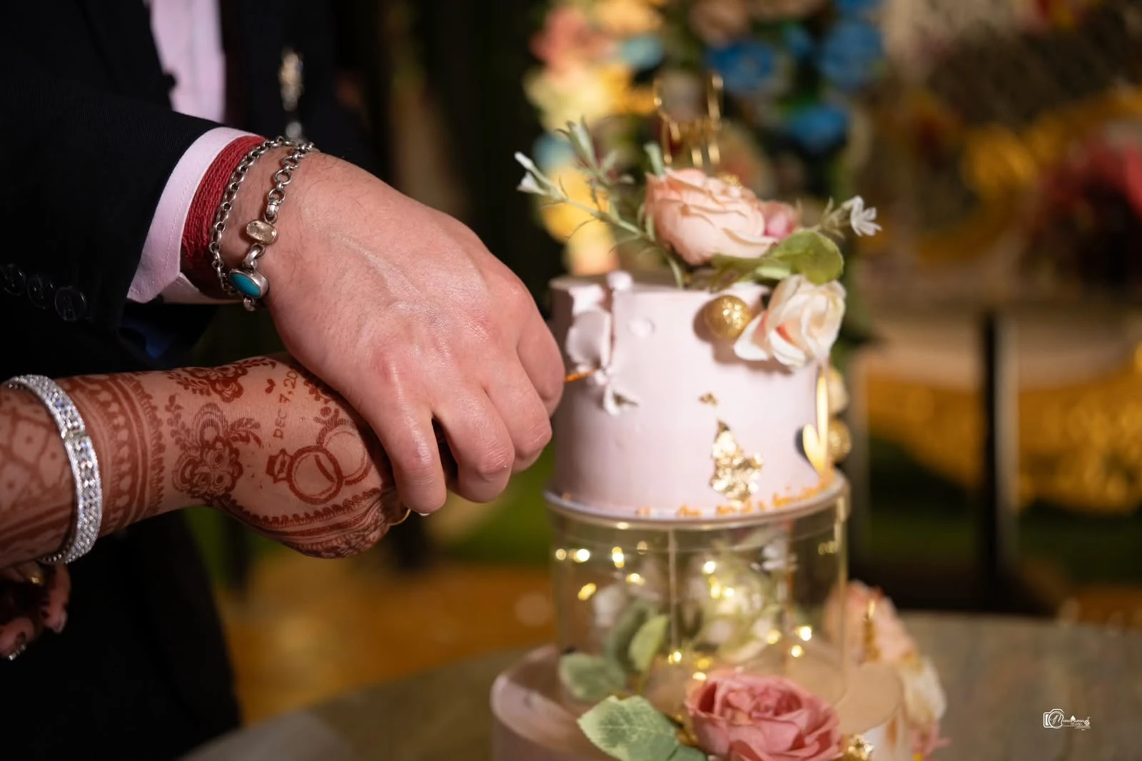 Saheli and Abhishek — Hand in hand, heart to heart, forever starts here.