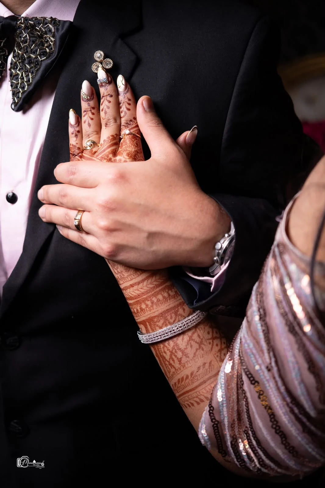 Saheli and Abhishek — One hand to hold, one heart to cherish, one lifetime to share.